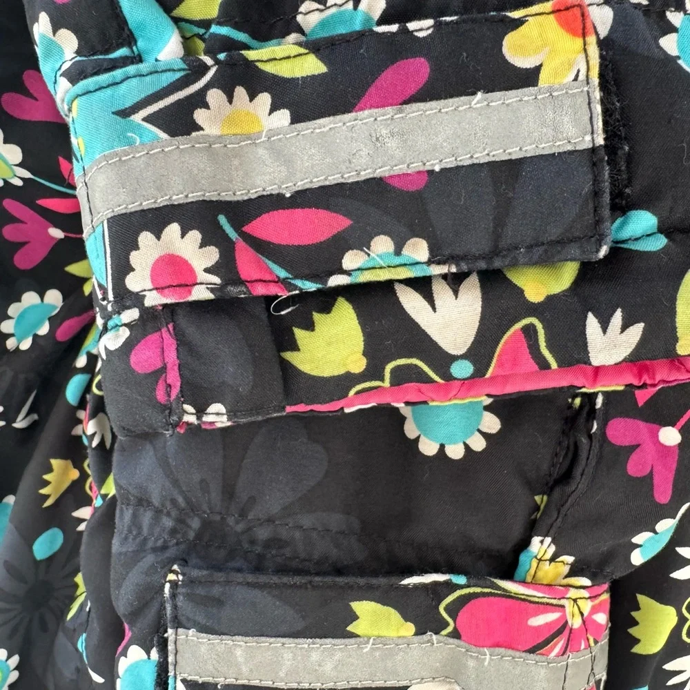 Hanna Andersson Ski Winter Floral Jacket Coat‎ Size 5 110cm snowboard